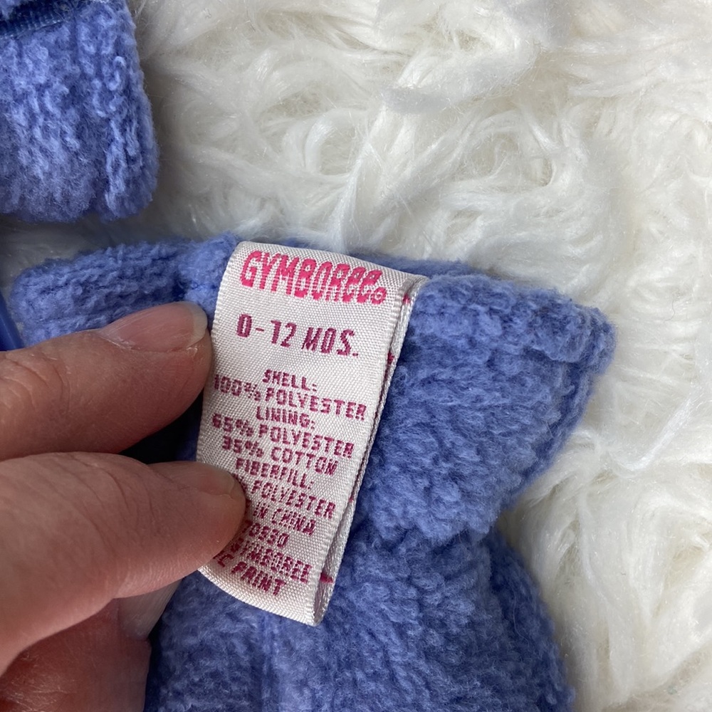 Vintage Gymboree Purple Coat and Mitten Set - Picture 4 of 9